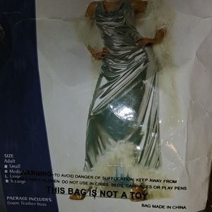 Silver screen goddess costume